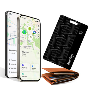 Micflip Ultra-Thin Wallet Tracker Card