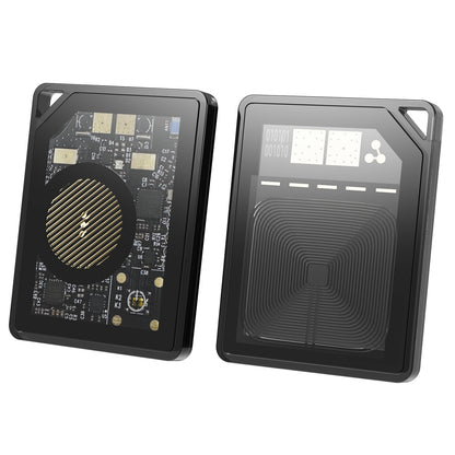 Mini rastreador inteligente Bluetooth, localizador de llaves, billetera, ubicación, carga inalámbrica, SmartTag, localizador de teléfono para Apple Find My (solo iOS)