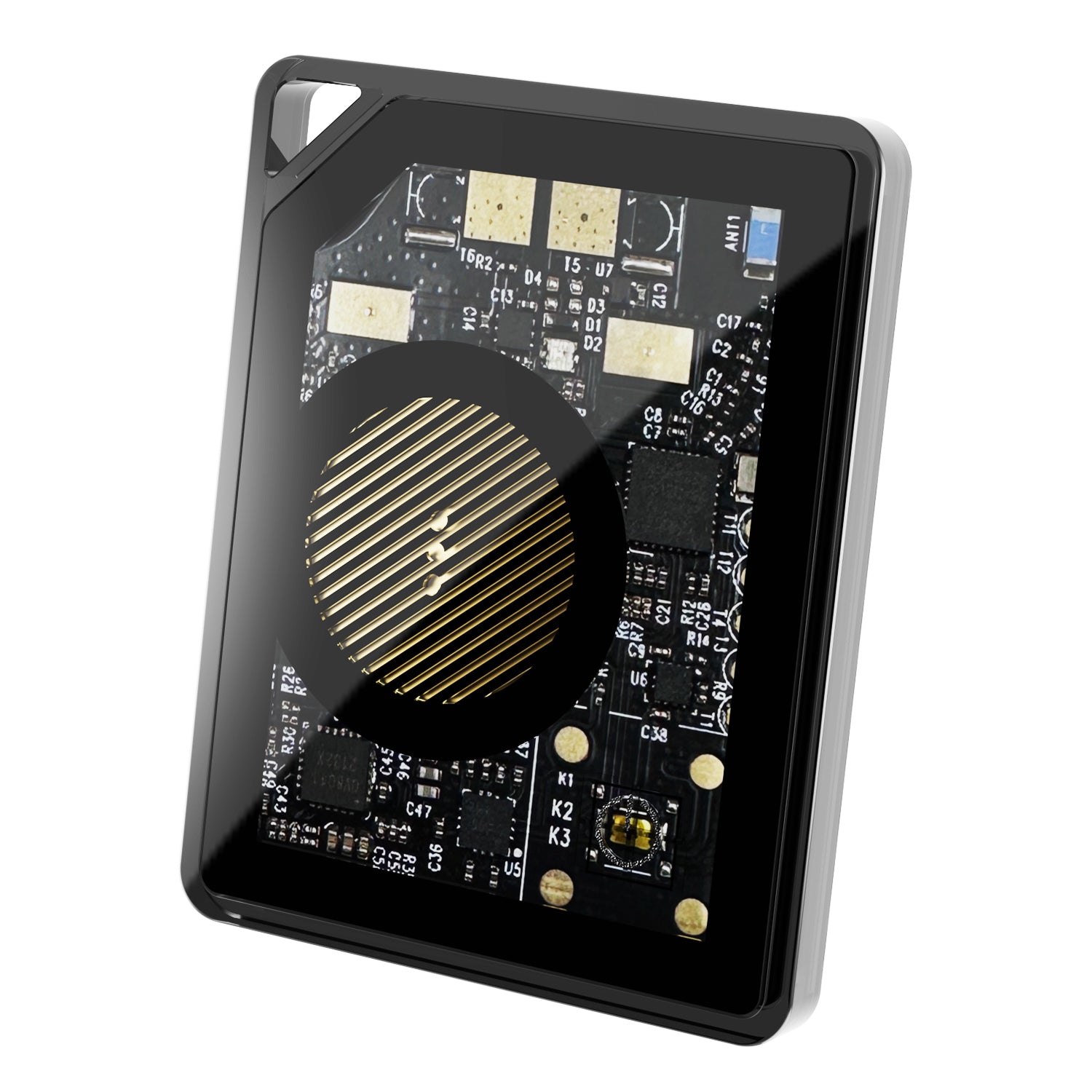 Cyberpunk Transparent Smart Key Finder Wireless Charging & Apple Find My Certified P21