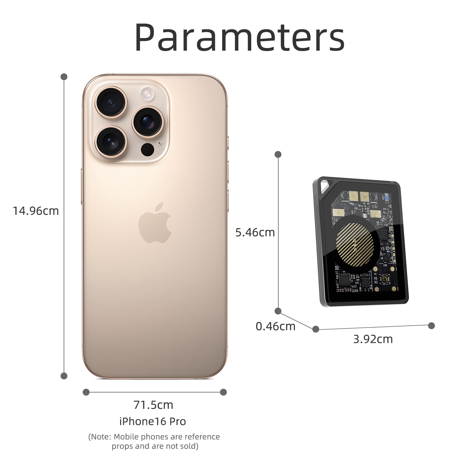 Cyberpunk Transparent Smart Key Finder Wireless Charging & Apple Find My Certified P21