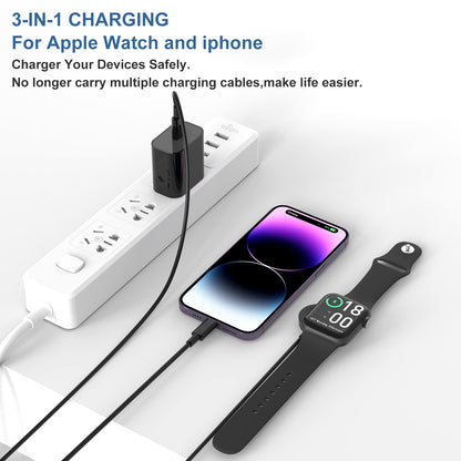 Portable 2 in 1 Magnetic Watch Wireless Charger