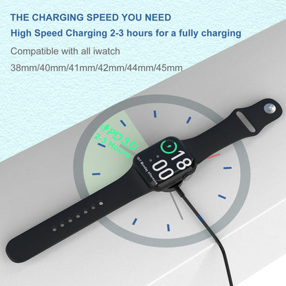 Portable 2 in 1 Magnetic Watch Wireless Charger
