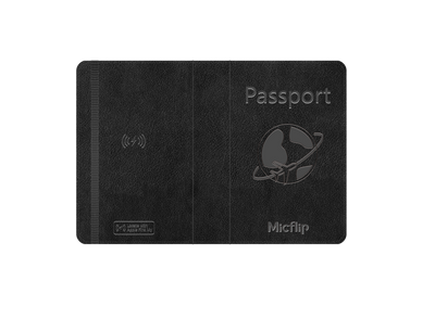 Smart Anti-Loss Travel Passport Holder - Apple Find My Certified, Global Positioning GPS Tracker Wallet