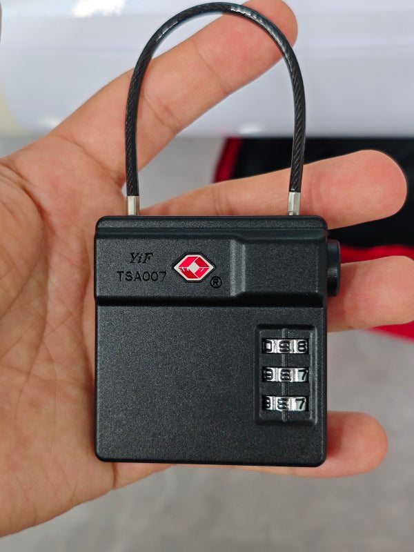 Smart TSA Luggage Lock with Apple Find My Integration - Anti-Lost Global Tracking & Waterproof Combination Padlock K05