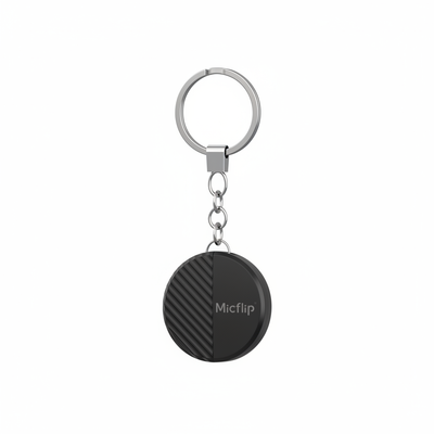 Micflip Keychain Tracker - White Background