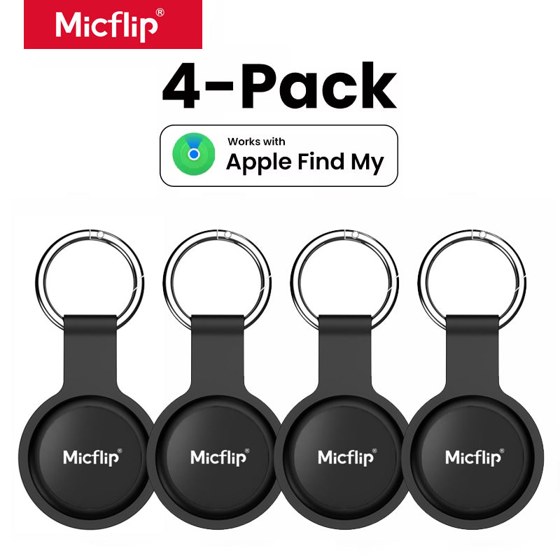 Micflip Bluetooth GPS Tracker Smart Tag With Apple Find My AirTag Locator