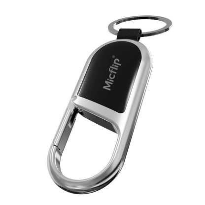 MicFlip Smart Anti-Loss Keychain Tracker -Supports Apple Find My 365-Day Long Battery Life Durable Composite Gold Material